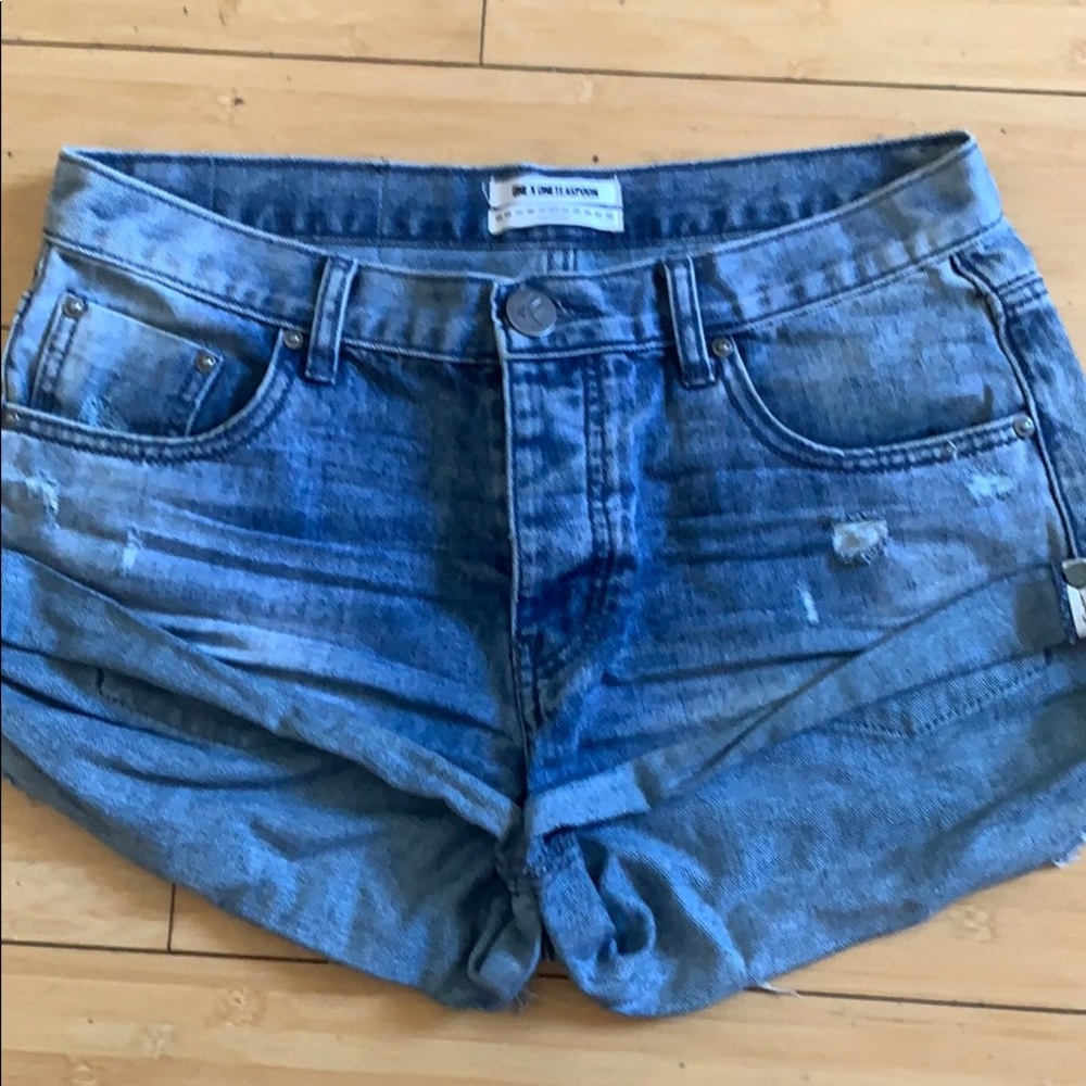 One Teaspoon denim shorts
